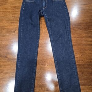 Gap 1969 True Skinny‎ Ankle Slim Denim Jeans Blue Dark Wash Women
